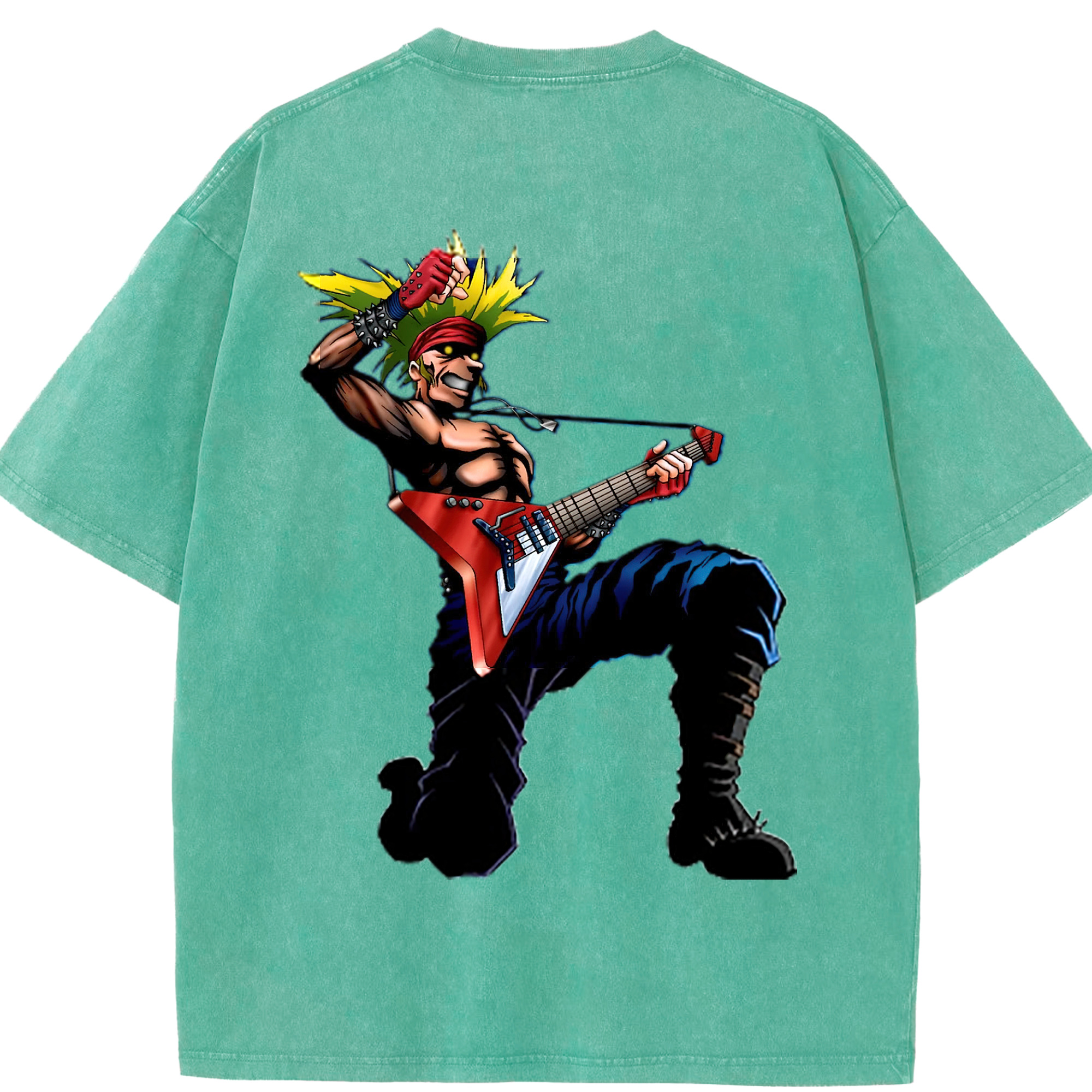 （画像用） 遊☆戯☆王 Yu-Gi-Oh! 綿100% ヴィンテージ風 半袖Tシャツ（背面プリント）